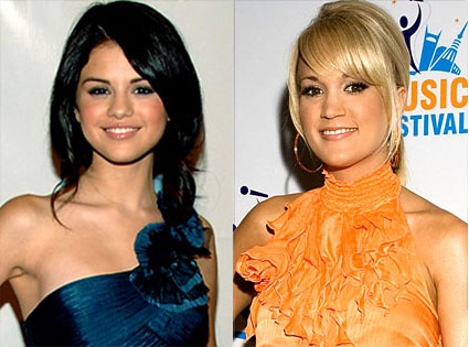 Selena Gomez, Carrie Underwood Selena Gomez, Carrie Underwood